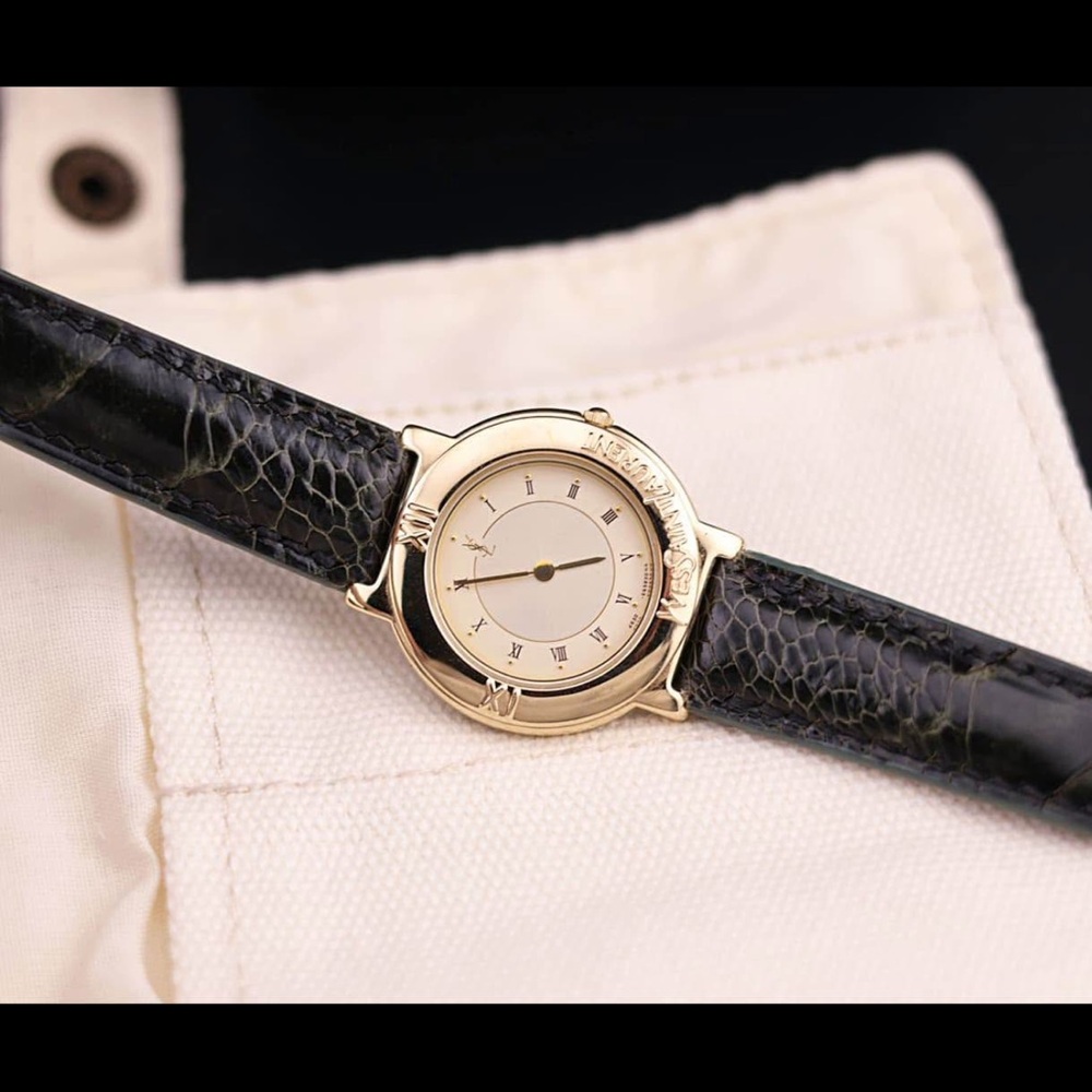 Vintage 1983 YSL Citizen 4620-E60957 
30mm Women’s Watch [Near Mint] Gold-Plated - Picture 5 of 9